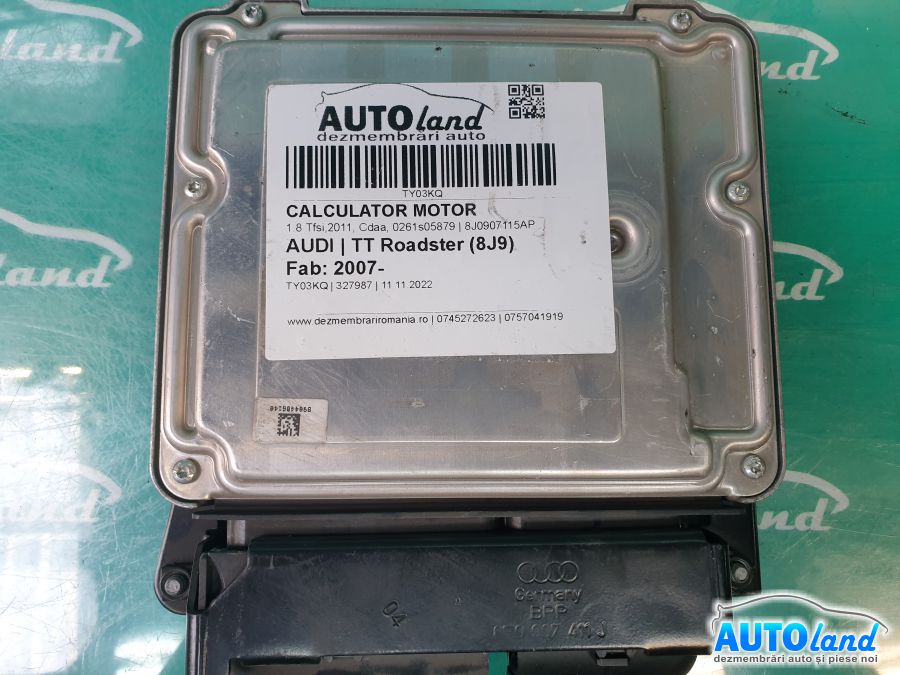Calculator ECU Motor AUDI TT Roadster (8J9) 2007-2025 Cod 8J0907115AP