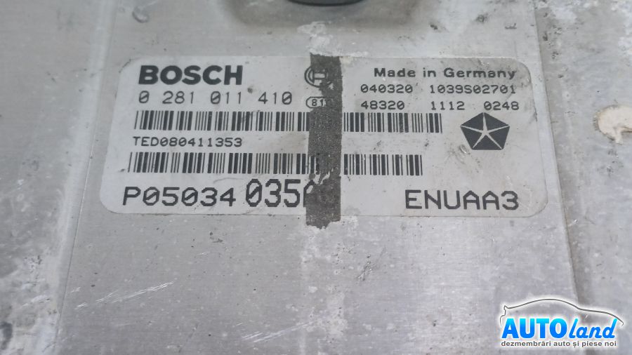 Calculator Ecu Motor CHRYSLER PT CRUISER (PT_) 2000-2025 Cod 0281011410