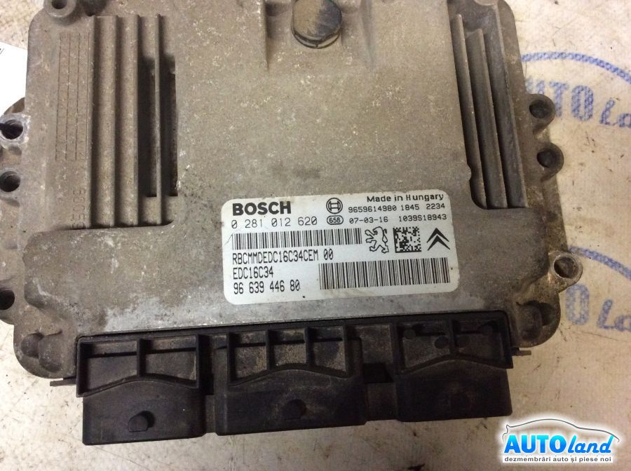 Calculator ECU Motor CITROEN BERLINGO 1996-2025 Cod 9663944680