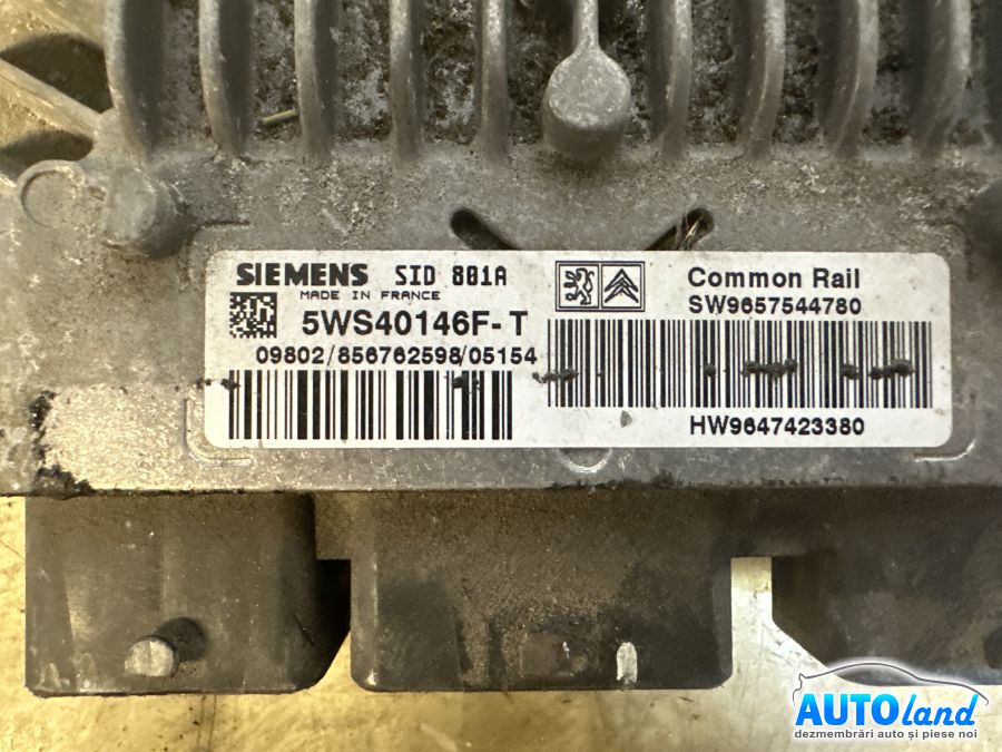 Calculator Ecu Motor CITROEN BERLINGO 2008-2025 Cod 9657544780