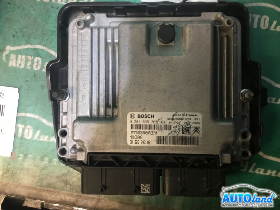 Calculator ECU Motor CITROEN C3 II 2009-2025 Cod 0281035365