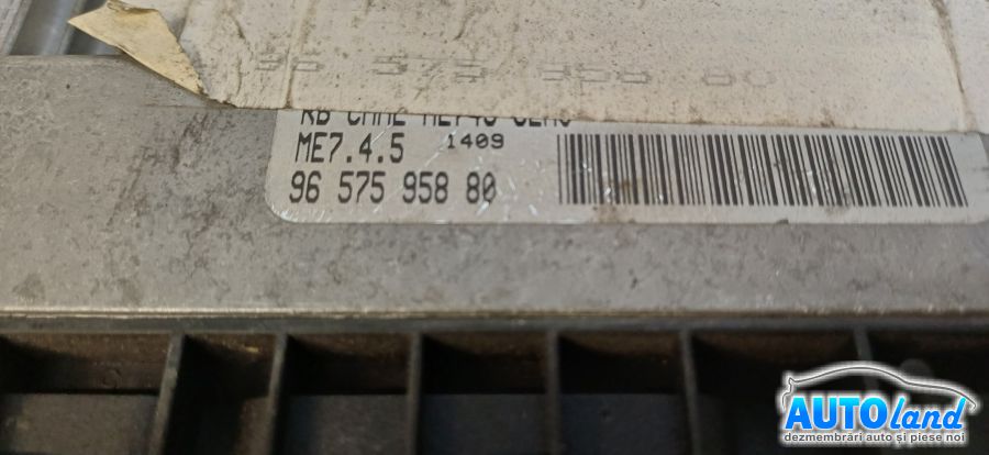 Calculator Ecu Motor CITROEN C4 (B7) 2009-2025 Cod 9657595880