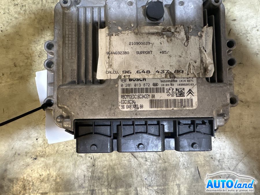 Calculator Ecu Motor CITROEN C4 (B7) 2009-2026 Cod 9664843780