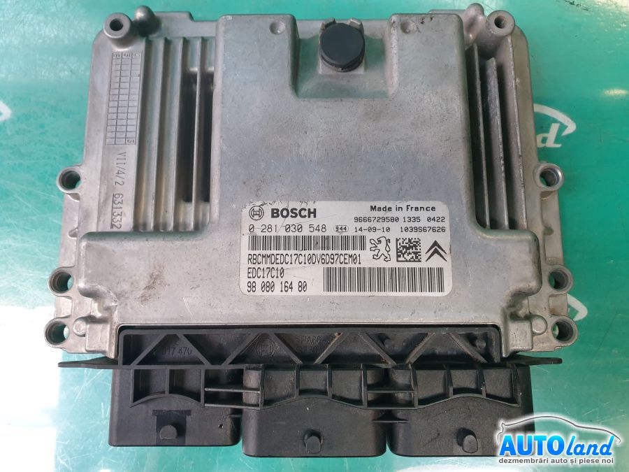 Calculator ECU Motor CITROEN C4 Cactus hatchback 2014-2025 Cod 9808016480