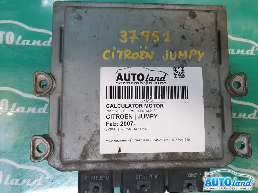 Calculator ECU Motor CITROEN JUMPY 2007-2025 Cod 9661642180
