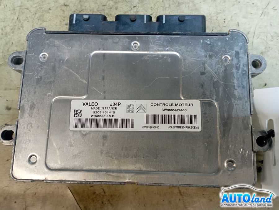 Calculator Ecu Motor CITROEN NEMO (AA_) 2008-2025 Cod 9665424480