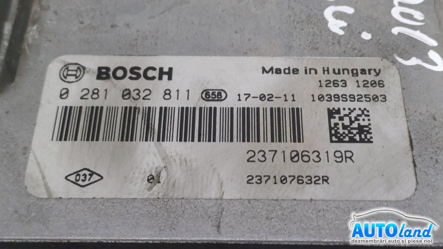 Calculator Ecu Motor DACIA LOGAN II 2012-2025 Cod 0281032811