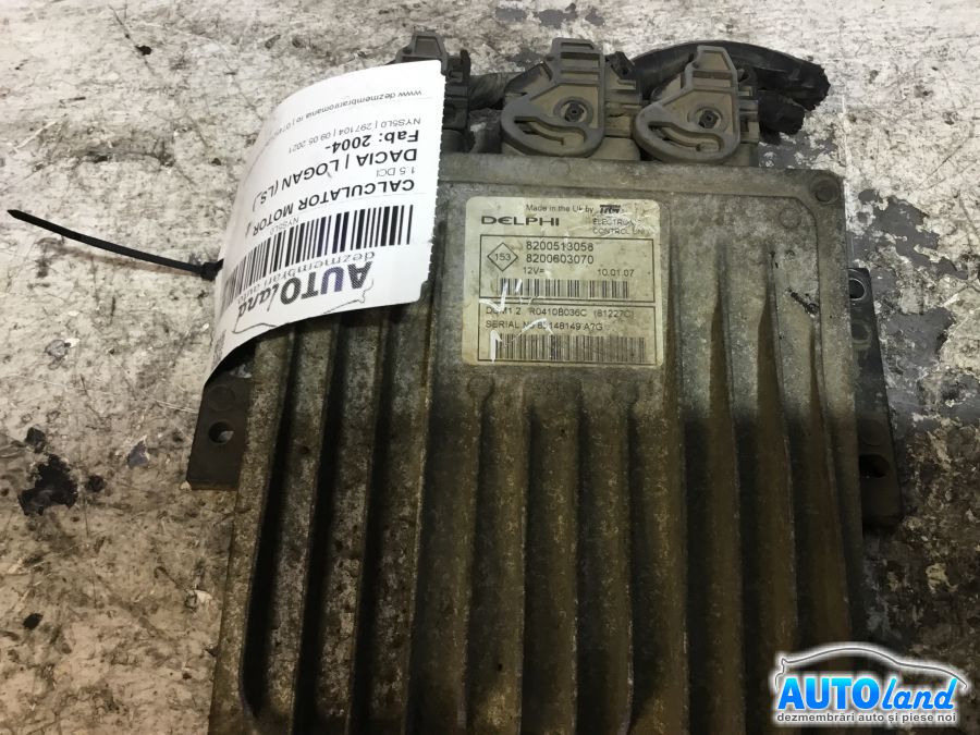 Calculator ECU Motor DACIA LOGAN (LS_) 2004-2025 Cod 8200513058