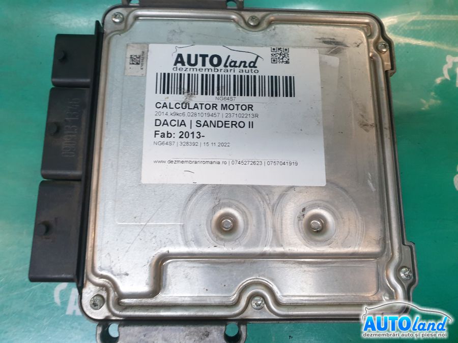 Calculator ECU Motor DACIA SANDERO II 2013-2025 Cod 237102213R