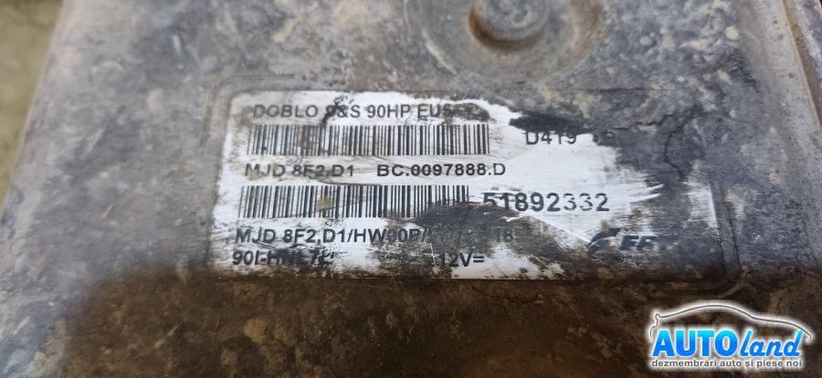 Calculator Ecu Motor FIAT DOBLO (263) 2009-2025 Cod 51892332