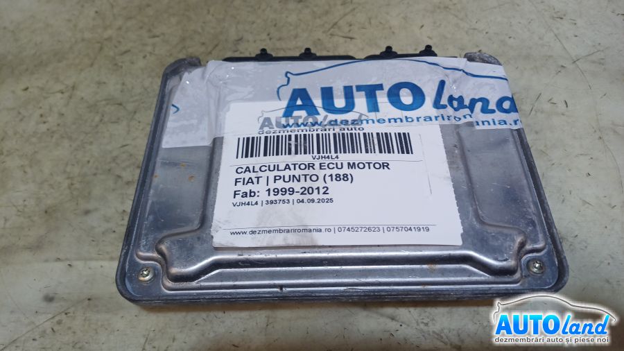 Calculator Ecu Motor FIAT PUNTO (188) 1999-2012 Cod 73501877