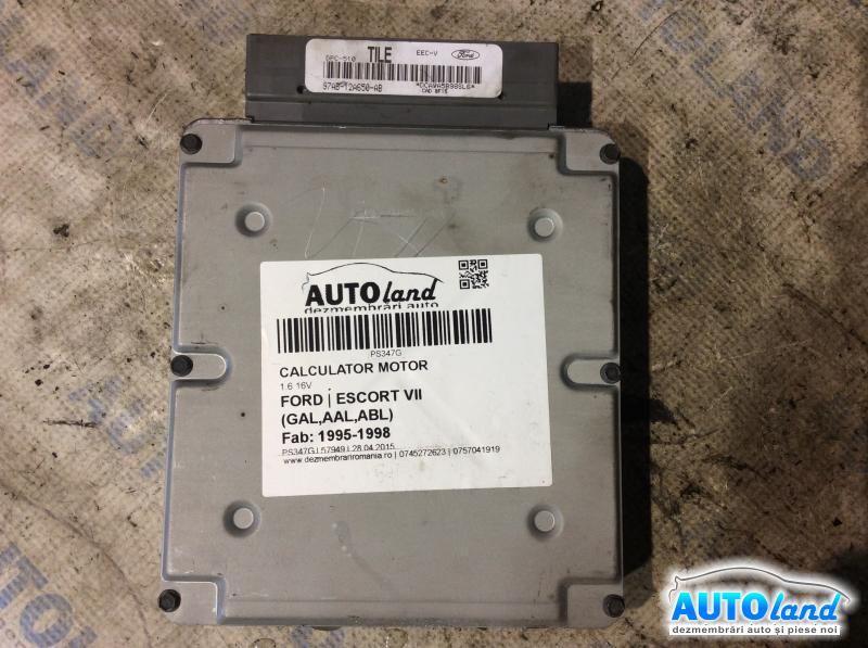 Calculator ECU Motor FORD ESCORT VII (GAL,AAL,ABL) 1995-1998 Cod 97AB12A650AB