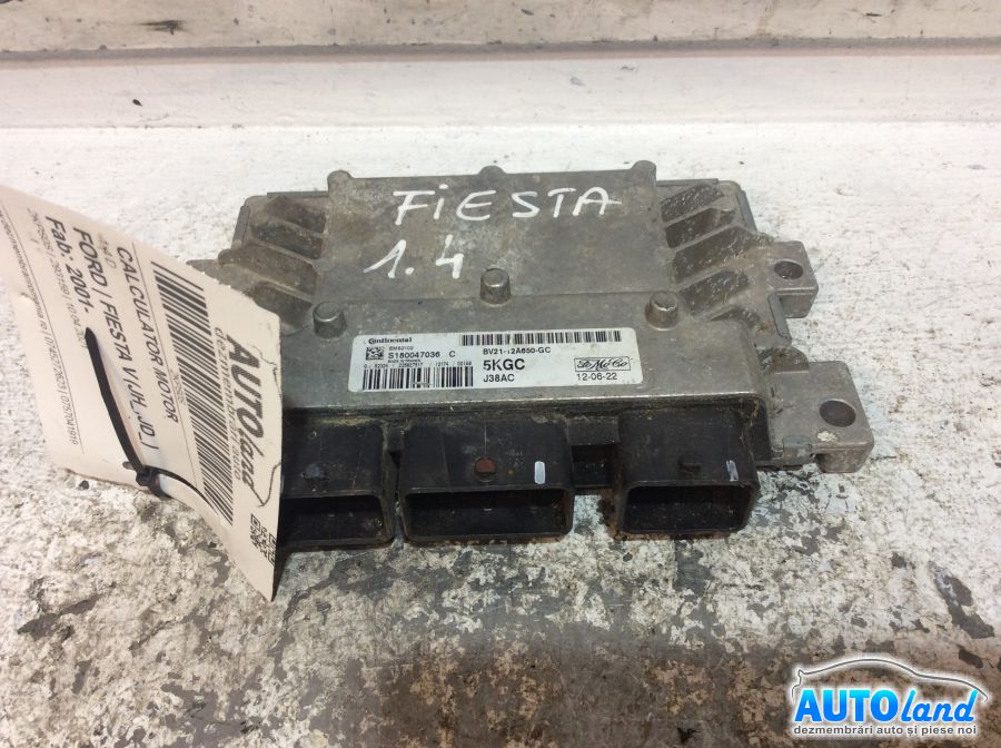 Calculator ECU Motor FORD FIESTA V (JH_,JD_) 2001-2025 Cod BV2112A650GC