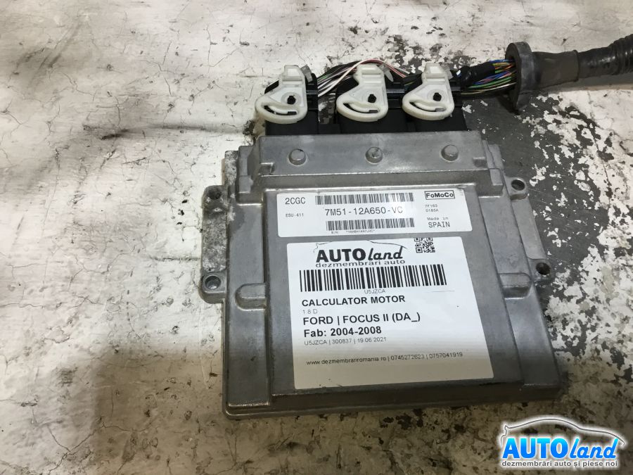 Calculator ECU Motor FORD FOCUS II (DA_) 2004-2008 Cod 7M5112A650VC
