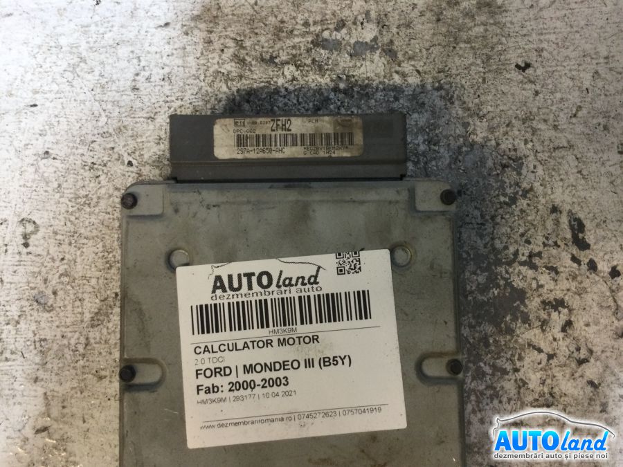 Calculator ECU Motor FORD MONDEO III (B5Y) 2000-2003 Cod 2S7A12A650AHC
