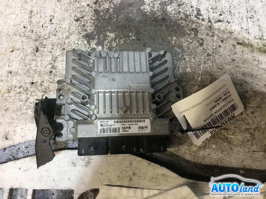 Calculator ECU Motor FORD S-MAX 2006-2025 Cod 7M5112A650APB