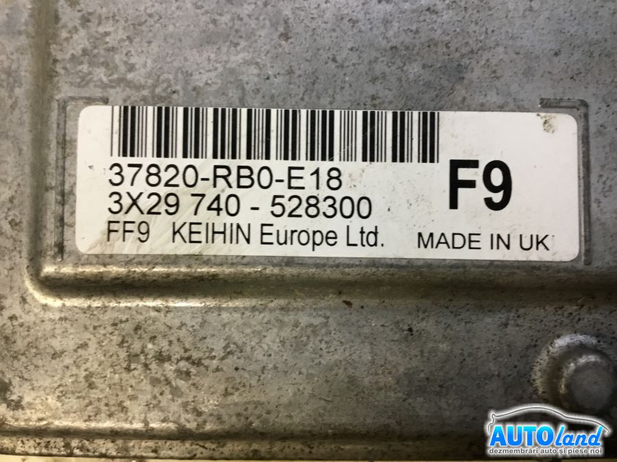 Calculator ECU Motor HONDA JAZZ III (GE) 2007-2013 Cod 37820RB0E18