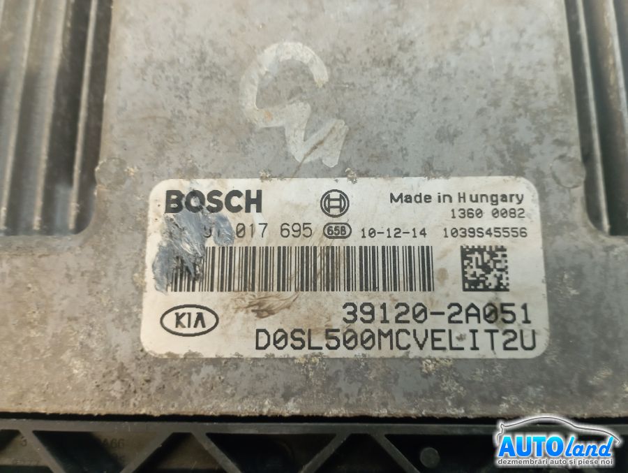Calculator Ecu Motor KIA SPORTAGE (SL) 2010-2026 Cod 391202A051