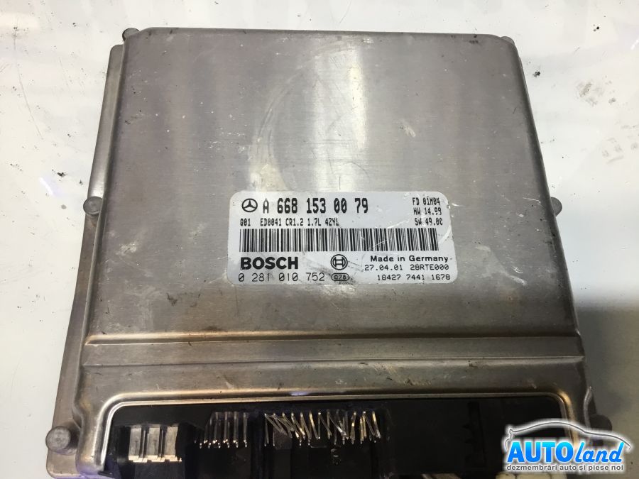 Calculator ECU Motor MERCEDES-BENZ A-CLASS (W168) 1997-2004 Cod A6681530079