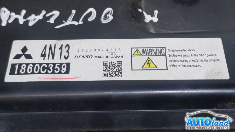 Calculator Ecu Motor MITSUBISHI ASX (GAW) 2010-2025 Cod 2757004313