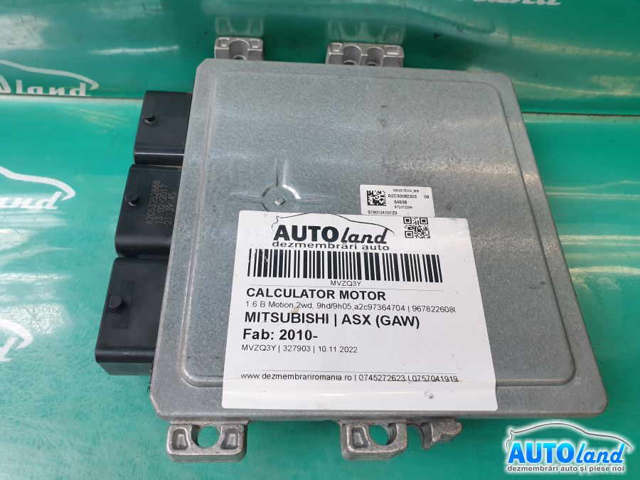 Calculator ECU Motor MITSUBISHI ASX (GAW) 2010-2025 Cod 9678226080