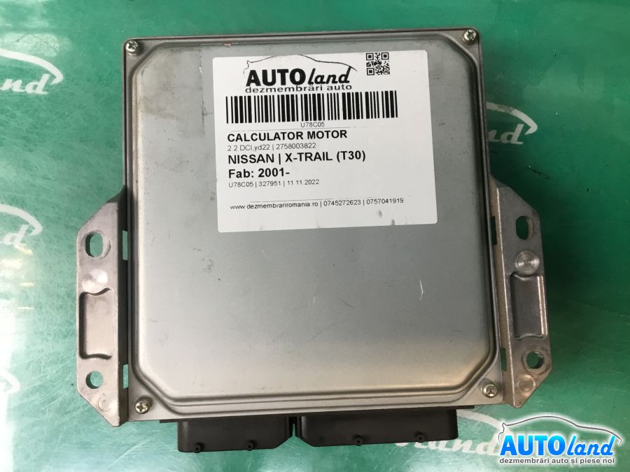 Calculator ECU Motor NISSAN X-TRAIL (T30) 2001-2025 Cod 2758003822