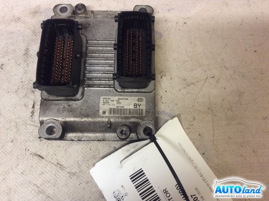 Calculator ECU Motor OPEL AGILA (H00) 2000-2007 Cod 09115111