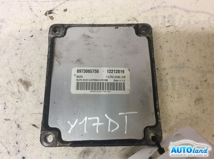 Calculator ECU Motor OPEL ASTRA G hatchback (F48_,F08_) 1998-2009 Cod 12212819