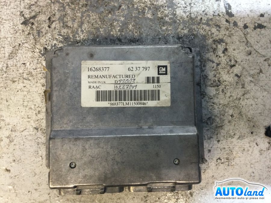 Calculator ECU Motor OPEL ASTRA G hatchback (F48_,F08_) 1998-2009 Cod 16268377