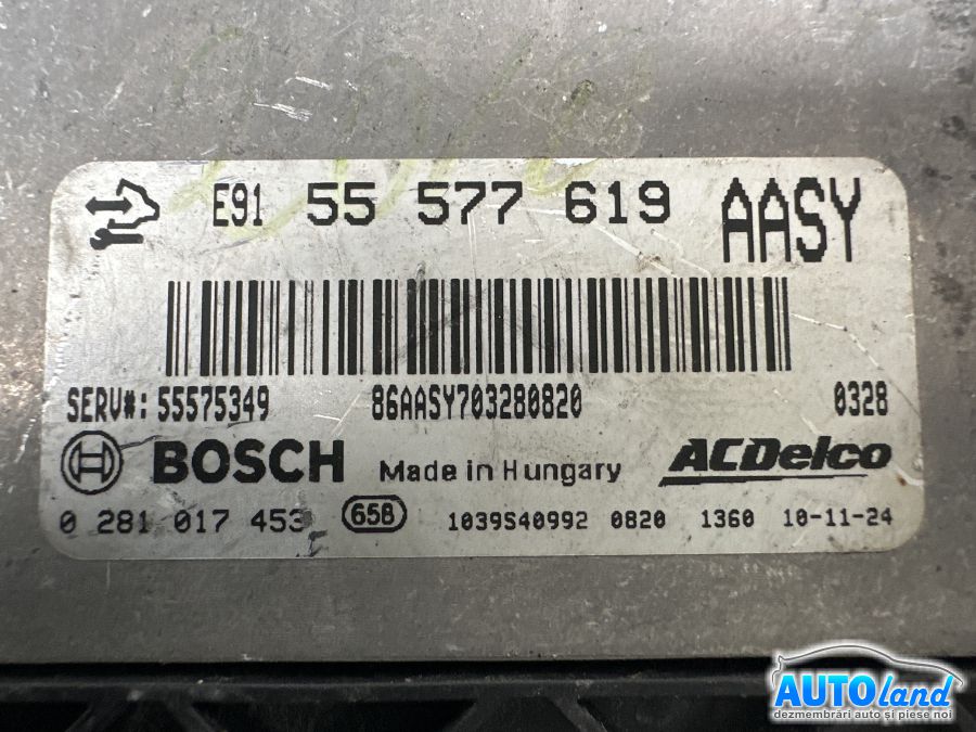 Calculator ECU Motor OPEL INSIGNIA 2008-2025 Cod 55577619