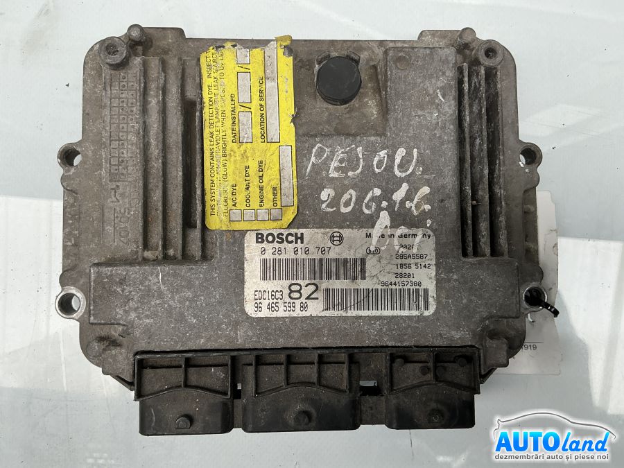 Calculator ECU Motor PEUGEOT 206 hatchback (2A/C) 1998-2025 Cod 9646559980