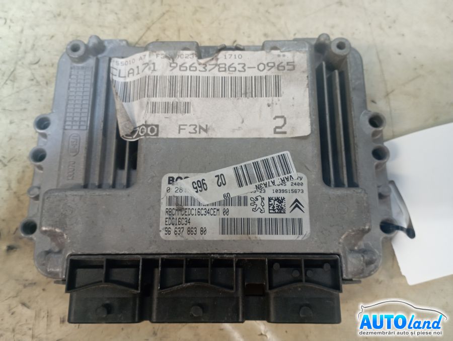 Calculator Ecu Motor PEUGEOT 207 SW (WK_) 2007-2025 Cod 9663786380