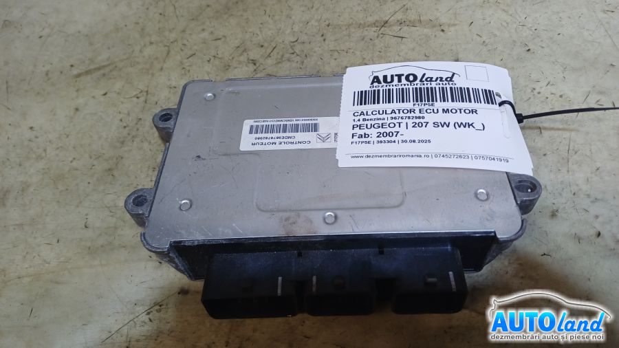 Calculator Ecu Motor PEUGEOT 207 SW (WK_) 2007-2025 Cod 9676782980