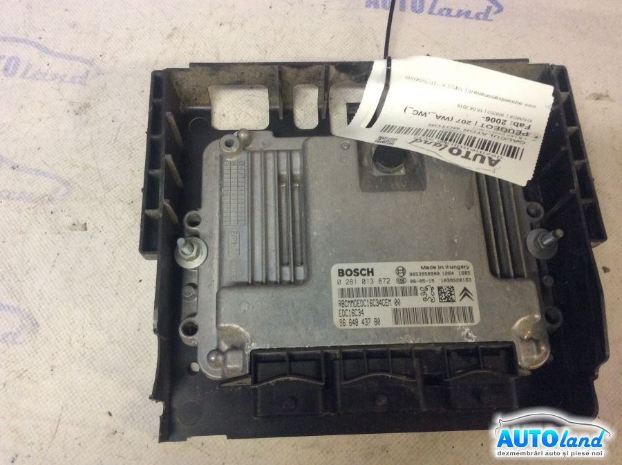 Calculator ECU Motor PEUGEOT 207 (WA_,WC_) 2006-2025 Cod 9664843780