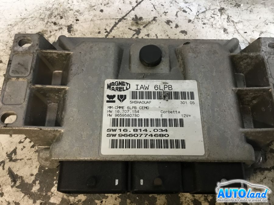 Calculator ECU Motor PEUGEOT 307 CC (3B) 2003-2025 Cod 9660774680