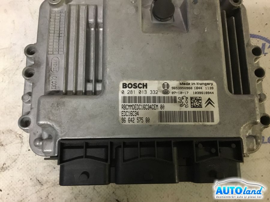 Calculator ECU Motor PEUGEOT 407 (6D_) 2004-2025 Cod 9653958980