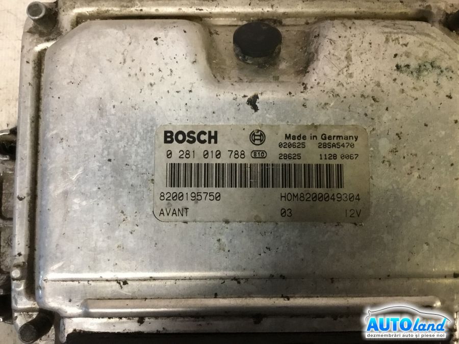 Calculator ECU Motor RENAULT CLIO II 2001-2025 Cod 0281010788