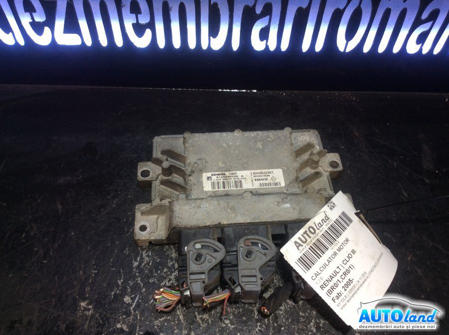 Calculator ECU Motor RENAULT CLIO III (BR0/1,CR0/1) 2005-2025 Cod 8200522357