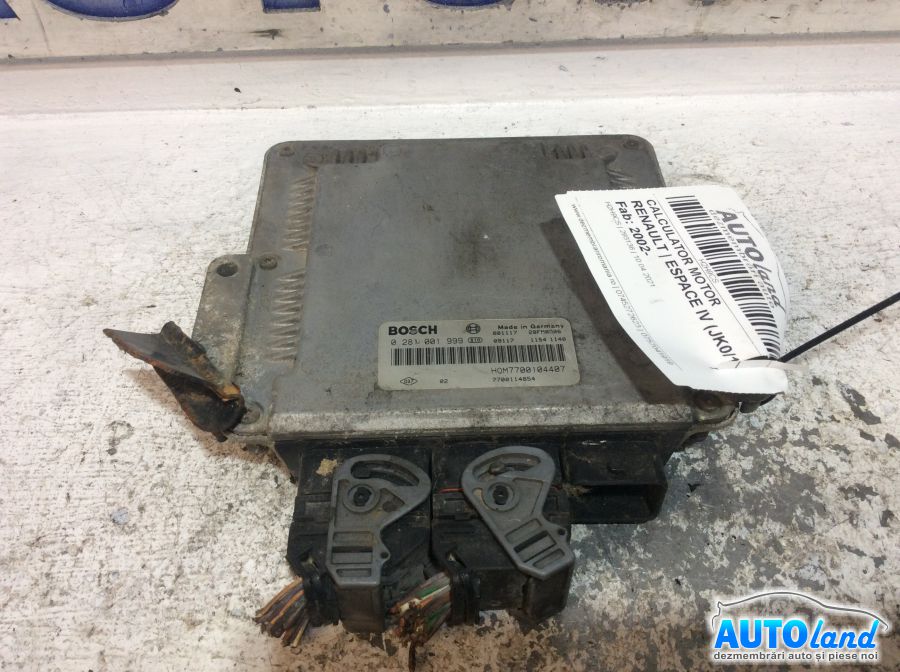 Calculator ECU Motor RENAULT ESPACE IV (JK0/1_) 2002-2025 Cod 0281001999