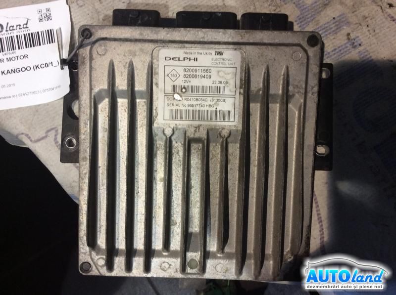 Calculator ECU Motor RENAULT KANGOO (KC0/1_) 1997-2025 Cod 8200911560