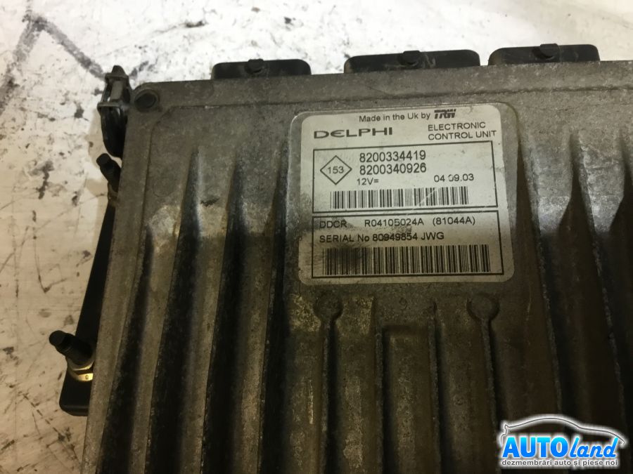 Calculator ECU Motor RENAULT MEGANE II (BM0/1_,CM0/1_) 2002-2025 Cod 8200334419