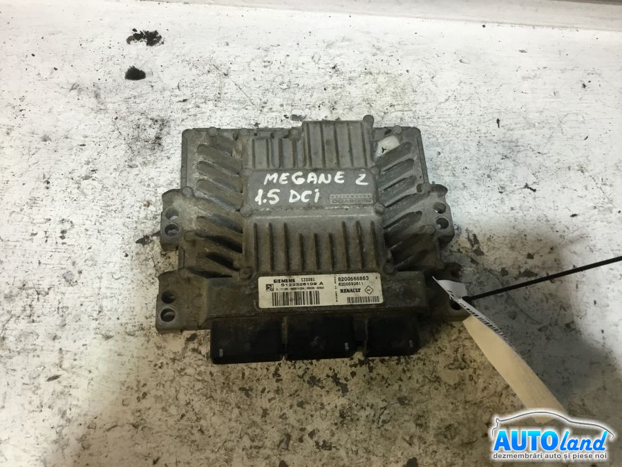 Calculator ECU Motor RENAULT MEGANE II (BM0/1_,CM0/1_) 2002-2025 Cod 8200565863