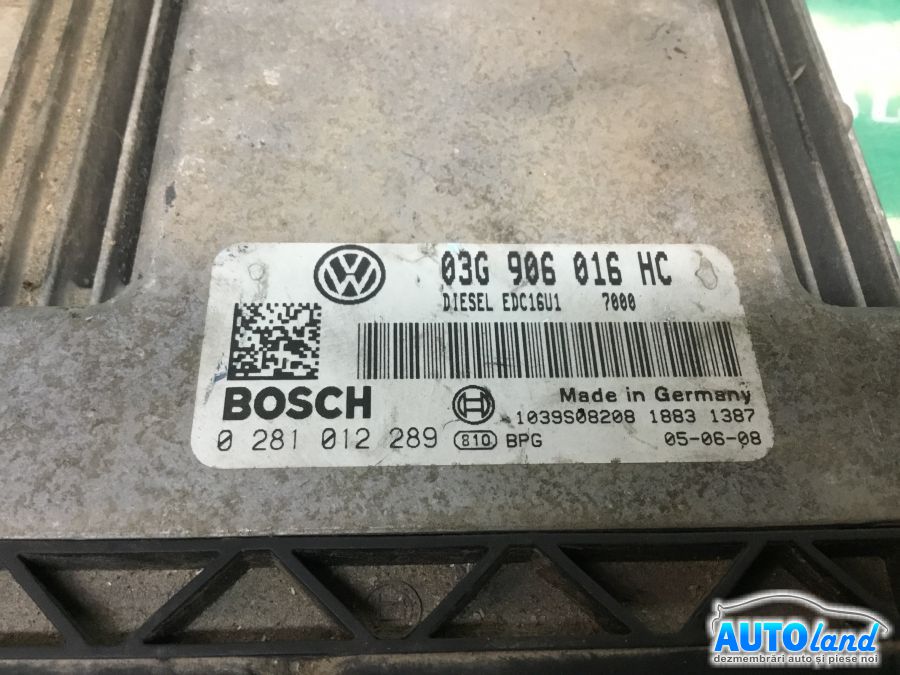 Calculator ECU Motor SEAT ALTEA (5P1) 2004-2025 Cod 03G906016HC