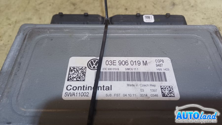 Calculator Ecu Motor SEAT IBIZA V (6J5) 2008-2025 Cod 03E906019M