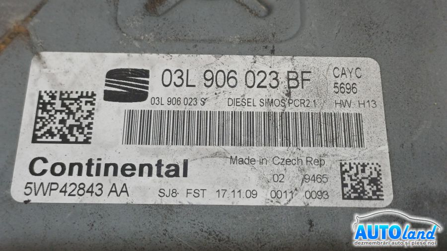 Calculator Ecu Motor SEAT IBIZA V (6J5) 2008-2025 Cod 03L906023BF