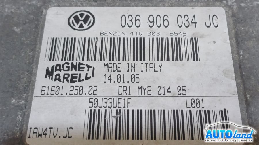 Calculator Ecu Motor SEAT INCA (6K9) 1995-2025 Cod 036906034JC