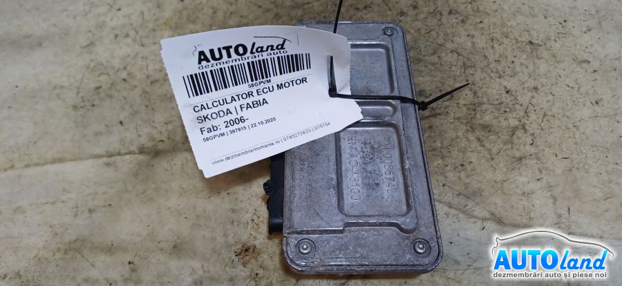 Calculator Ecu Motor SKODA FABIA 2006-2025 Cod 03C906014FB