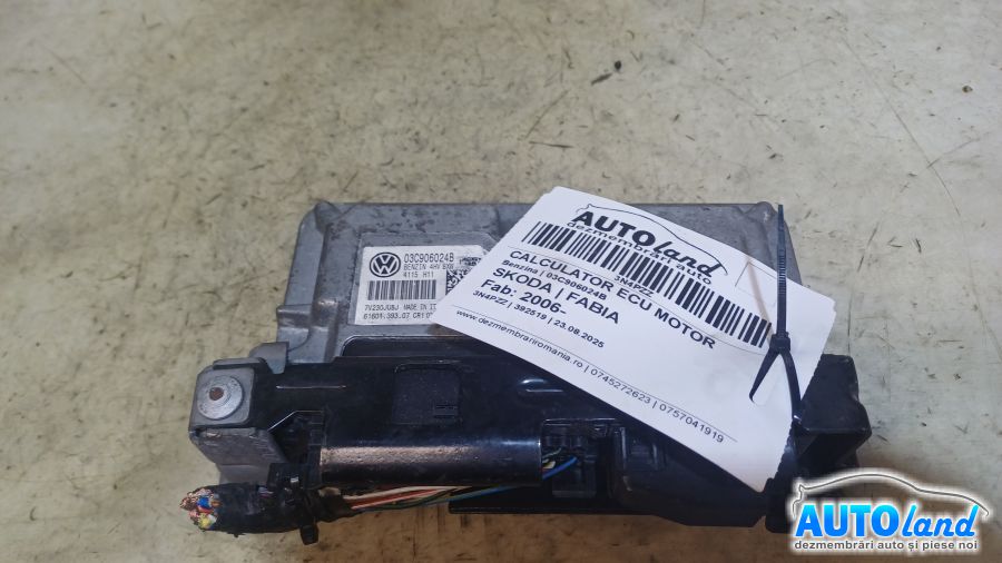 Calculator Ecu Motor SKODA FABIA 2006-2025 Cod 03C906024B