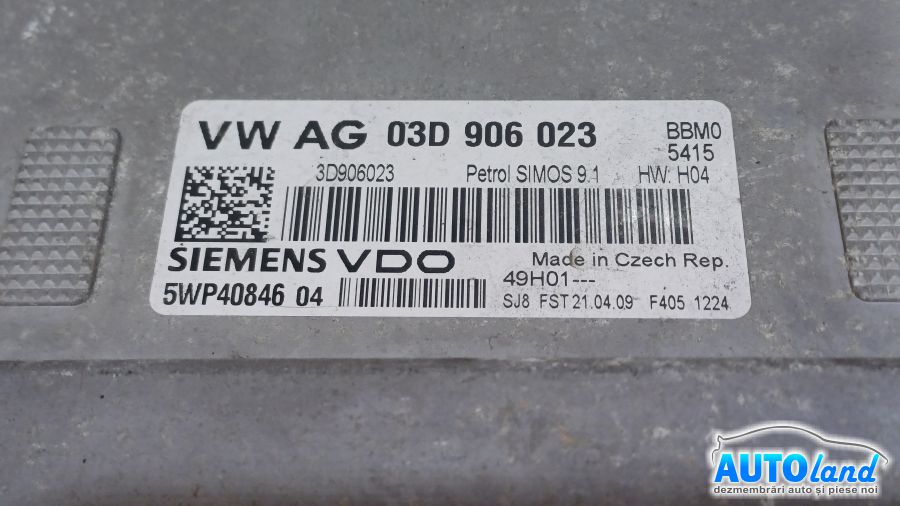Calculator Ecu Motor SKODA FABIA 2006-2025 Cod 03D906023