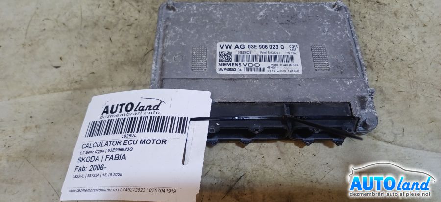 Calculator Ecu Motor SKODA FABIA 2006-2025 Cod 03E906023Q